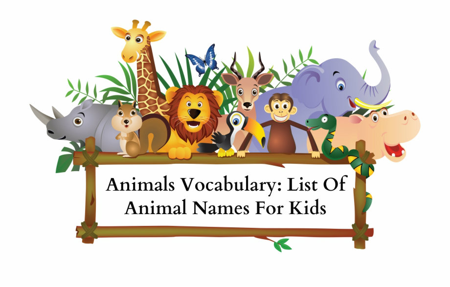 Animal Names Vocabulary for Kids in English - EnglishBix