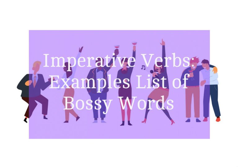 Imperative Verbs Examples for Commanding EnglishBix