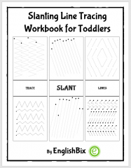 Slanting Line Tracing Workbook for Kids (Age 2 to 4)