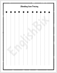 Standing Line Tracing Mini Workbook for Kids - EnglishBix