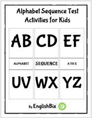 Alphabet Sequence Test Activities Workbook