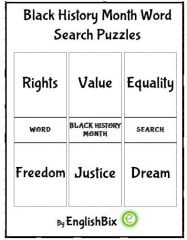 black history month worksheets printables englishbix