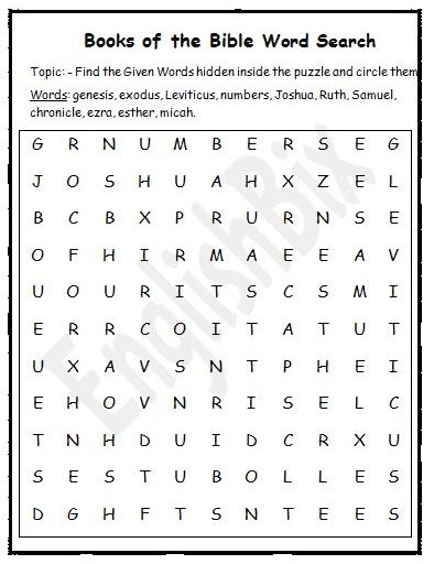 books of the bible word search puzzles englishbix