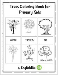 Tree Coloring Book for Primary Grade Kids