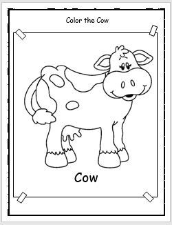 Farm Animals Coloring Book for Kids - EnglishBix