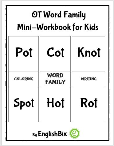 Ot Family Words Activity Worksheets - Englishbix