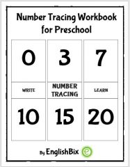 Number Tracing Workbook for Preschool