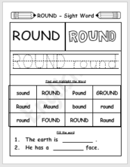 1st grade vocabulary worksheet