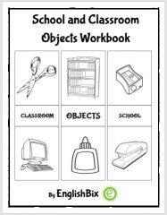 School and Classroom Objects Activity Workbook
